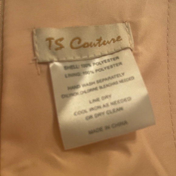 Aline evening blush colored dress - Picture 4 of 16